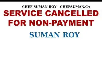 Chefsuman.ca(Chef Suman Roy) Screenshot