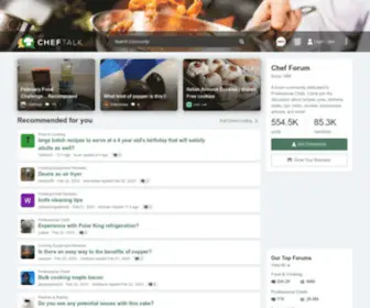 Cheftalk.com(Chef Forum) Screenshot