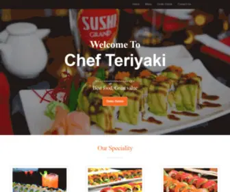 Chefteriyakica.com(Chef Teriyaki) Screenshot