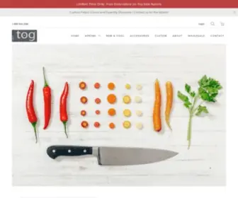 Cheftog.com(Premium Handmade Quality Custom Chef Aprons) Screenshot