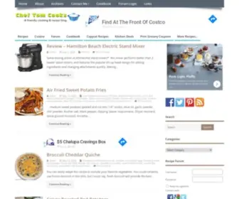 Cheftomcooks.com(A friendly cooking and recipe blog) Screenshot