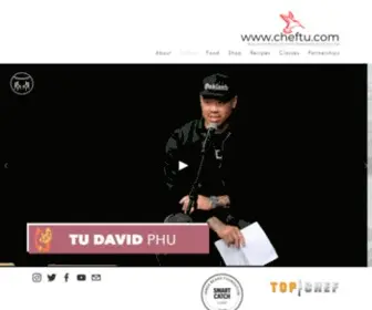 Cheftu.com(Chef Tu David Phu) Screenshot