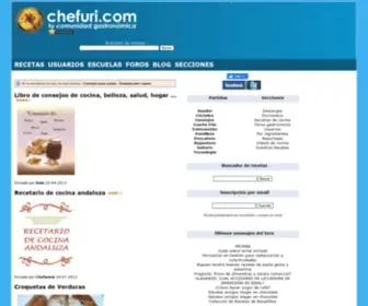 Chefuri.com(Portal gastronómico) Screenshot