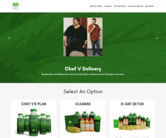Chefv.com(Chef V California) Screenshot