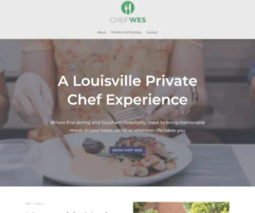 Chefwes.com(Our Louisville chef prepared meal delivery service saves you time and money) Screenshot