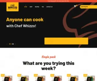 Chefwhizzo.com(Chef Whizzo) Screenshot