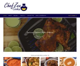 ChefZeecooks.com(Chef Zee Cooks) Screenshot