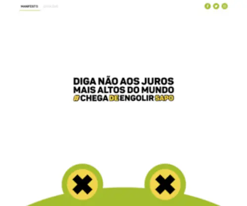 Chegadeengolirsapo.com.br(Chega de engolir sapo) Screenshot