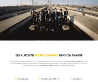 Chegi-Bend.rs(Ekskluzivni Music Academy bend za svadbe. 10 članova) Screenshot