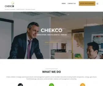 Chekco.com(Chek Genomics) Screenshot