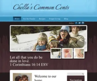 Chellascommoncents.com(Chella's Common Cents) Screenshot