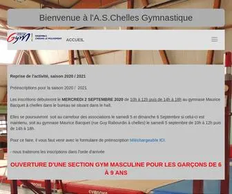 Chellesgymnastique.fr(Accueil ChellesGymnastique) Screenshot