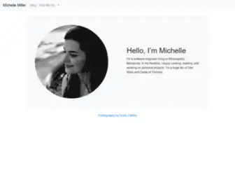 Chellimiller.com(Michelle Miller) Screenshot