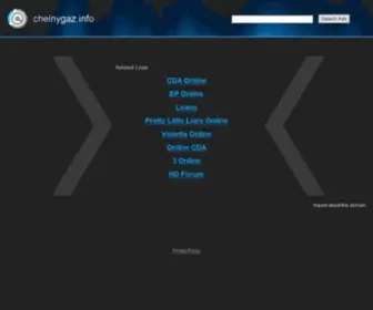 Chelnygaz.info(Хостинг) Screenshot