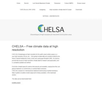 Chelsa-Climate.org(Chelsa Climate) Screenshot