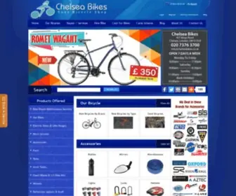 Chelseabikes.co.uk(Second hand Bikes) Screenshot