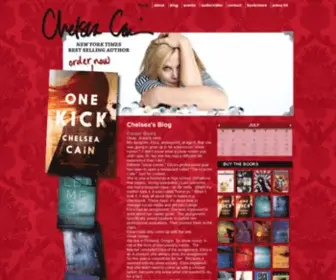 Chelseacain.com(Chelsea Cain) Screenshot