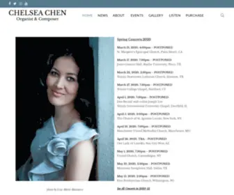 Chelseachen.com(Concert Organist) Screenshot