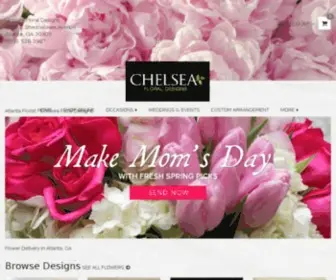 Chelseafloraldesigns.com(Atlanta Florist) Screenshot