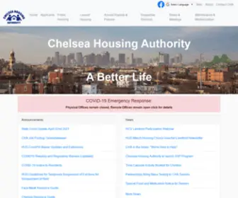 Chelseaha.com(Chelsea Housing Authority) Screenshot