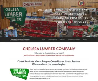 Chelsealumber.com(Chelsea Lumber Company) Screenshot