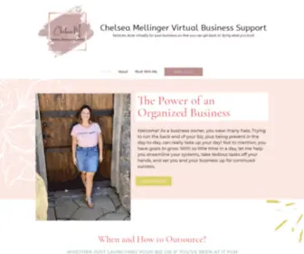 Chelseamellinger.com(Chelsea Mellinger Virtual Business Support) Screenshot