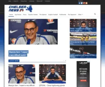 Chelseanews24.com(All Chelsea news 24H) Screenshot