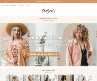 Chelseas.com(Chelsea's Boutique) Screenshot