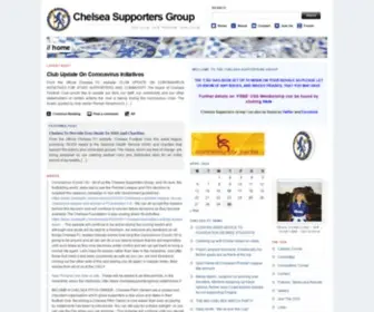 Chelseasupportersgroup.net(Chelsea Supporters Group) Screenshot