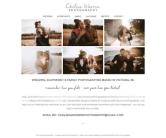 Chelseawarrenphotography.com(Victoria BC Photographer) Screenshot