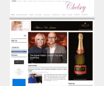 Chelsey.co.nz(New Zealand's Online Women's Lifestyle Magazine for Health) Screenshot