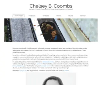 Chelseybcoombs.com(Social Media Engagement and Analytics) Screenshot