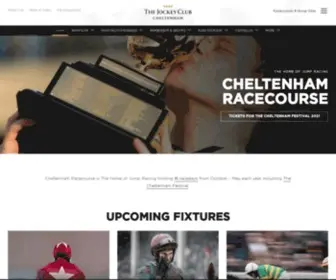 Cheltenham.co.uk(The home of jump racing & the Cheltenham Festival from 12) Screenshot