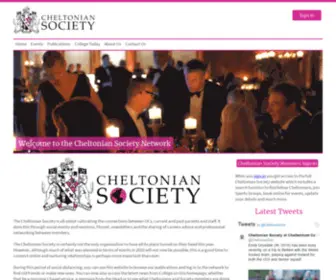 Cheltoniansociety.org(The Cheltonian Society) Screenshot