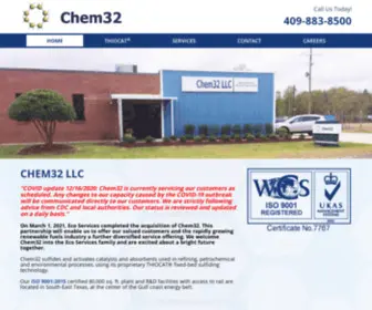 Chem32LLC.com(Chem32 LLC) Screenshot