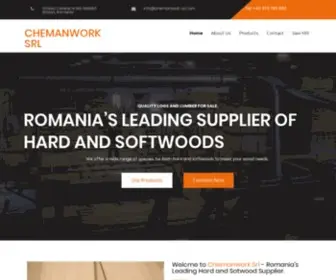 Chemanwork-SRL.com(Reliable Supplier of Hardwoods and softwood Species) Screenshot