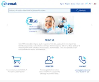 Chemat.com.pl(Odczynniki MainPage) Screenshot