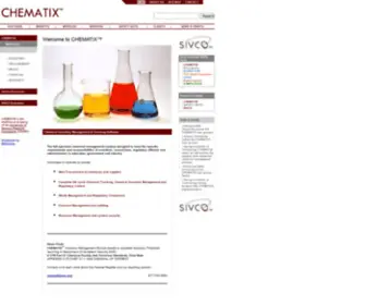 Chematix.com(Chemical Management Software) Screenshot