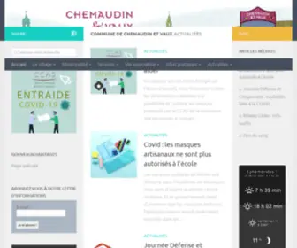 Chemaudin.fr(Commune de Chemaudin et Vaux) Screenshot