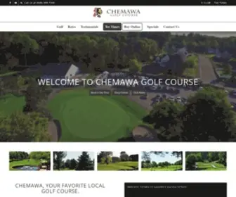 Chemawagolf.com(Chemawa Golf Course) Screenshot