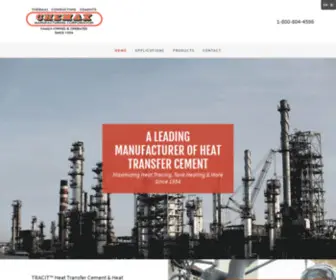 Chemaxcorp.com(Heat Transfer Compounds) Screenshot