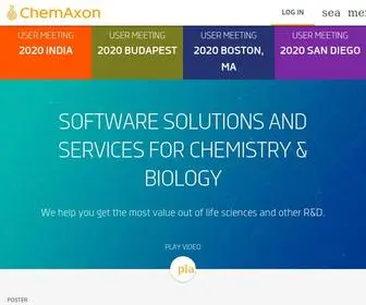 Chemaxon.com(Software Solutions and Services for Chemistry & Biology) Screenshot