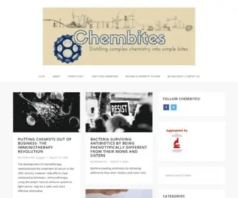 Chembites.org(Distilling complex chemistry into simple bites) Screenshot