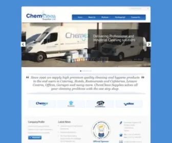 Chemclean.com.cy(Chemclean Supplies Ltd) Screenshot
