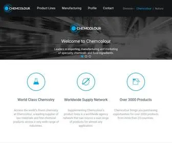 Chemcolour.com(Chemcolour Industries Leaders in importing) Screenshot