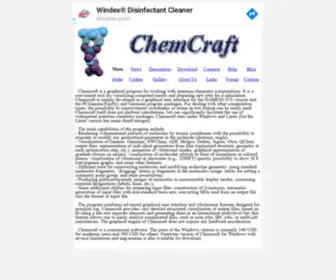 Chemcraftprog.com(A convenient graphical program for working with quantum chemistry calculations) Screenshot