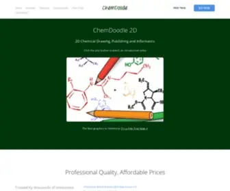 Chemdoodle.com(Chemical Drawing Software) Screenshot