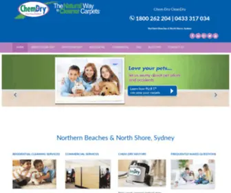 Chemdrycleandry.com.au(Carpet Cleaning Company) Screenshot