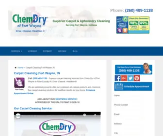 Chemdryfortwayne.com(3 Rooms/$105) Screenshot