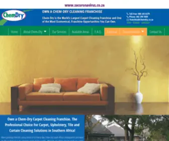 Chemdryfranchise.co.za(Chem-Dry Carpet Cleaning Franchise For Sale) Screenshot